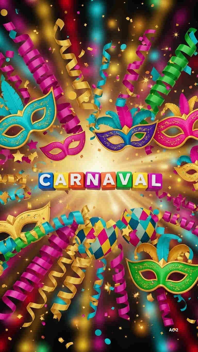 Capa para Porta de Tecido Personalizada Tema Carnaval - AC-2