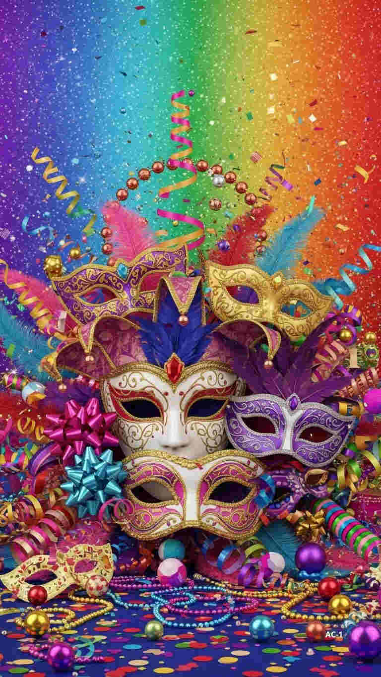 Capa para Porta de Tecido Personalizada Tema Carnaval - AC-1